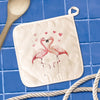 Valentine Flamingos - Valentine's Day Cotton Pot Holder