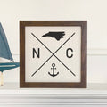 State Abbreviation (Anchor) - Custom Framed Sign