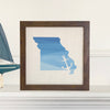 Watercolor State with Anchor - Custom Framed Sign
