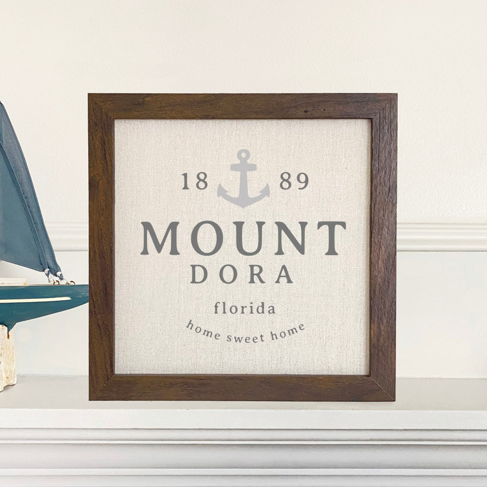 Anchor Home Sweet Home - Custom Framed Sign