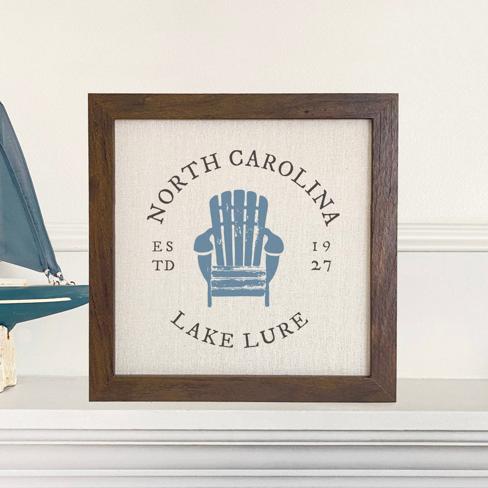 Adirondack - Custom Framed Sign