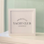 Yacht Club Custom - Framed Sign