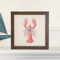 Bow-Tied Lobster - Customizable Framed Sign