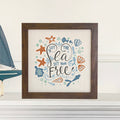 Let the Sea Set You Free - Framed Sign