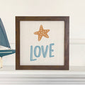 Sea Star Love - Framed Sign