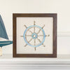 Ship Wheel - Framed Sign