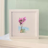 Watercolor Bougainvillea - Framed Sign