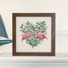 Flamingo Heart - Framed Sign