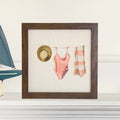 Beach Apparel - Framed Sign
