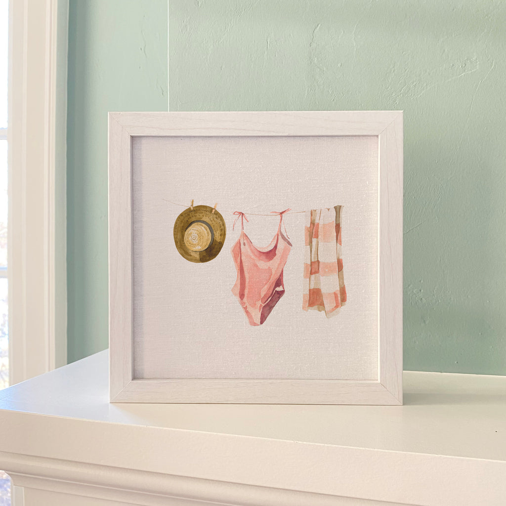 Beach Apparel - Framed Sign