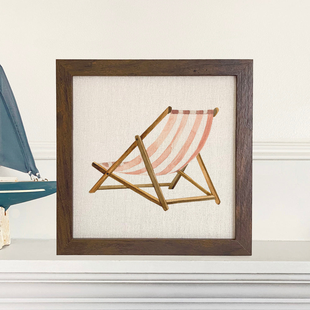 Beach Chair - Framed Sign