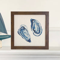 Blue Oyster Bloom - Framed Sign
