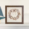 Oyster Wreath - Christmas Customizable Framed Sign