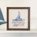 From Sea to Shining Sea - Framed Sign
