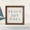 Peace Joy Noel - Framed Sign