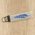 Shells of Glory - Patriotic Canvas Key Fob