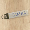 Simple City - Canvas Key Fob