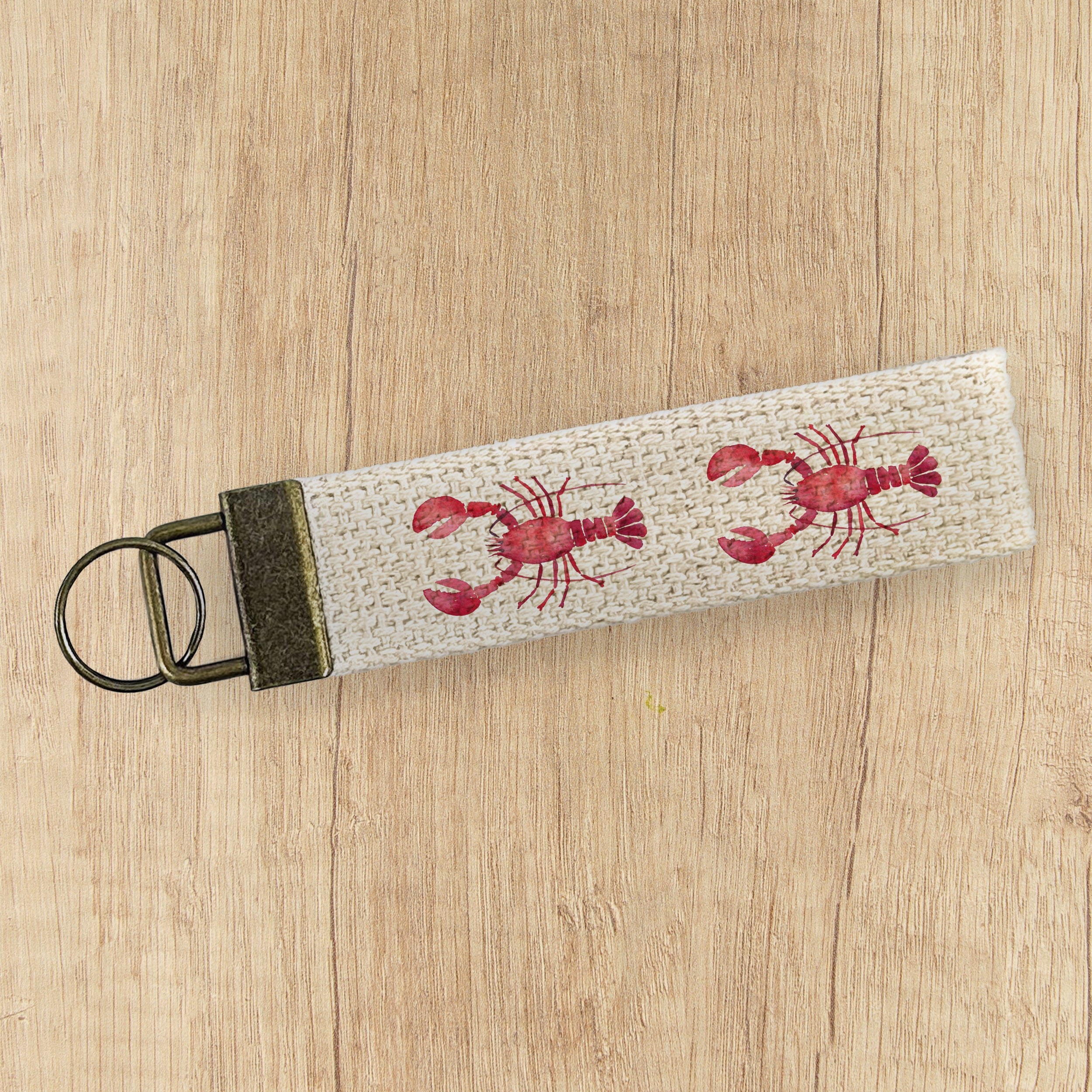Lobster - Canvas Key Fob