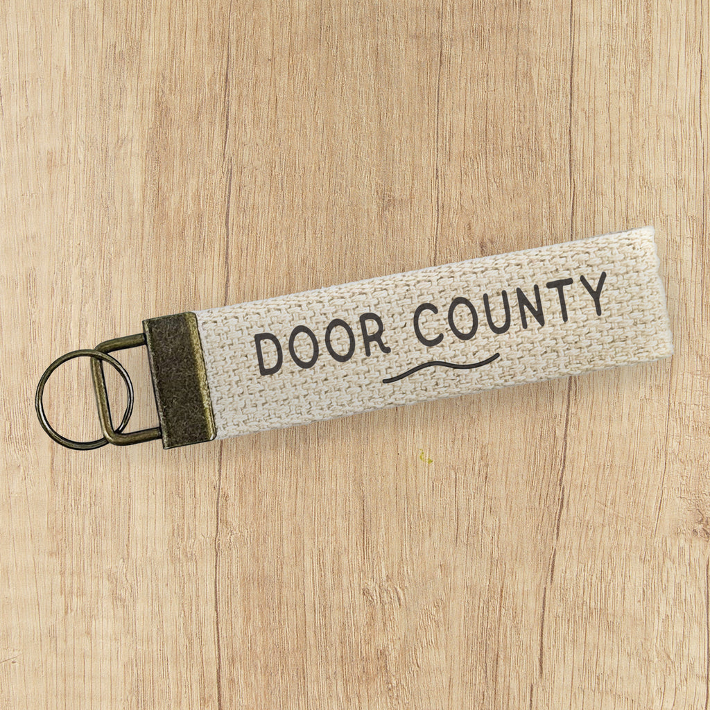 Text Wave - Custom Canvas Key Fob