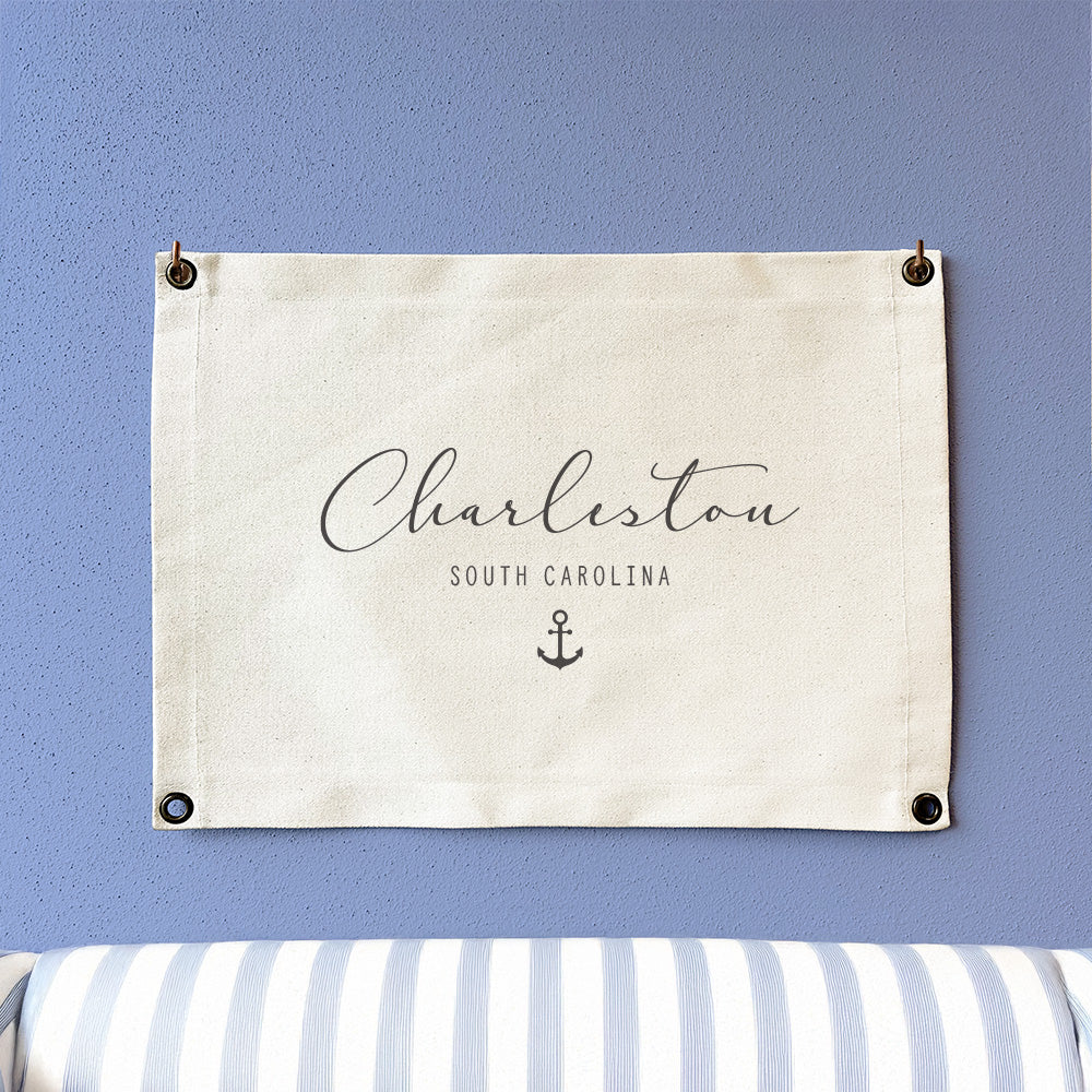 Script City Anchor - Custom Canvas Wall Hanging