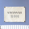 Classic Serif Text - Custom Canvas Wall Hanging