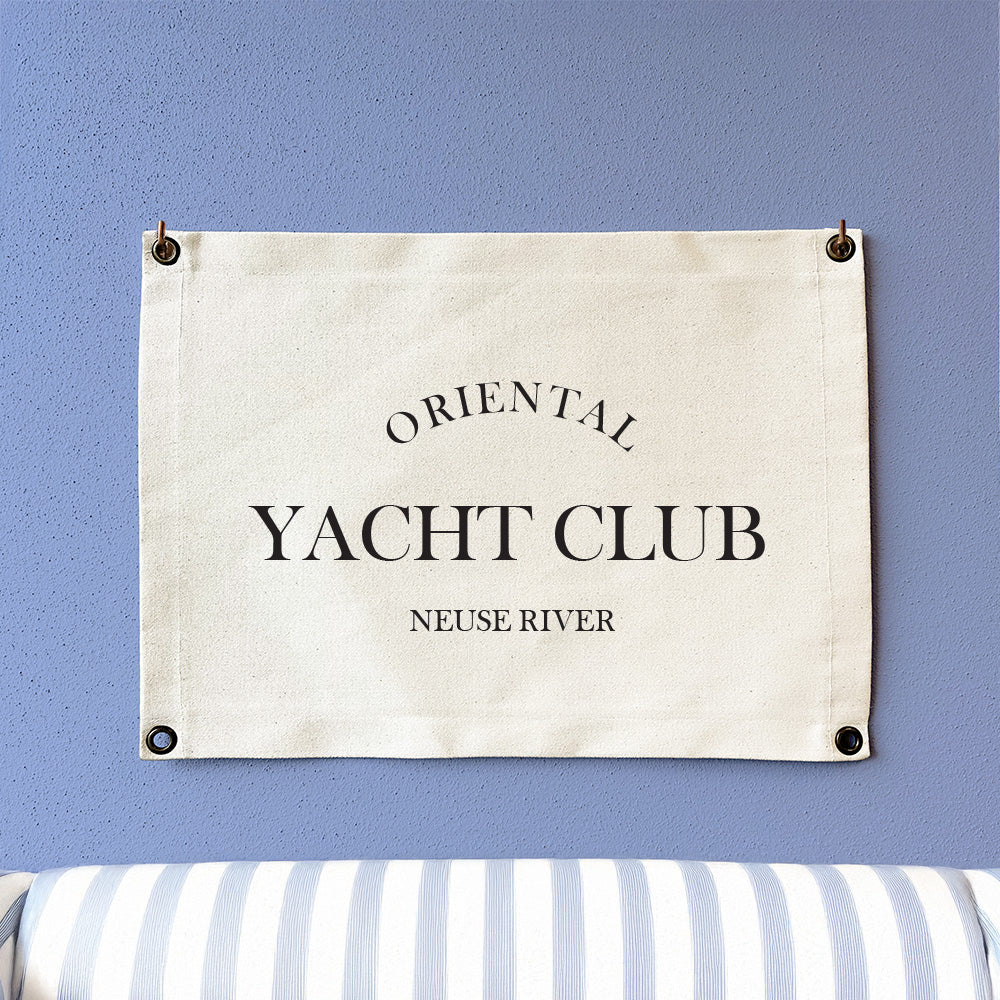 Yach Club - Custom Canvas Wall Hanging