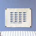 Fish City/State - Custom Canvas Wall Hanging