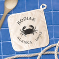 Crab w/ City and State - Custom Cotton Pot Holder