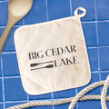 Lake and Paddles - Custom Cotton Pot Holder