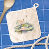 Watercolor Water Lilies - Cotton Pot Holder