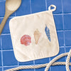 Shells of Glory - Patriotic Cotton Pot Holder