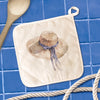 The Seaside Hat - Cotton Pot Holder