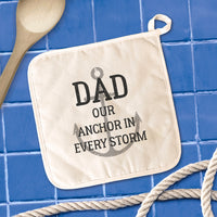 Anchor in Every Storm - Father's Day Cotton Pot Holder