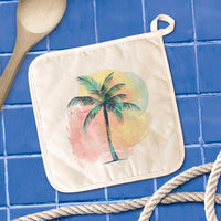 Colorful Palm Tree - Cotton Pot Holder