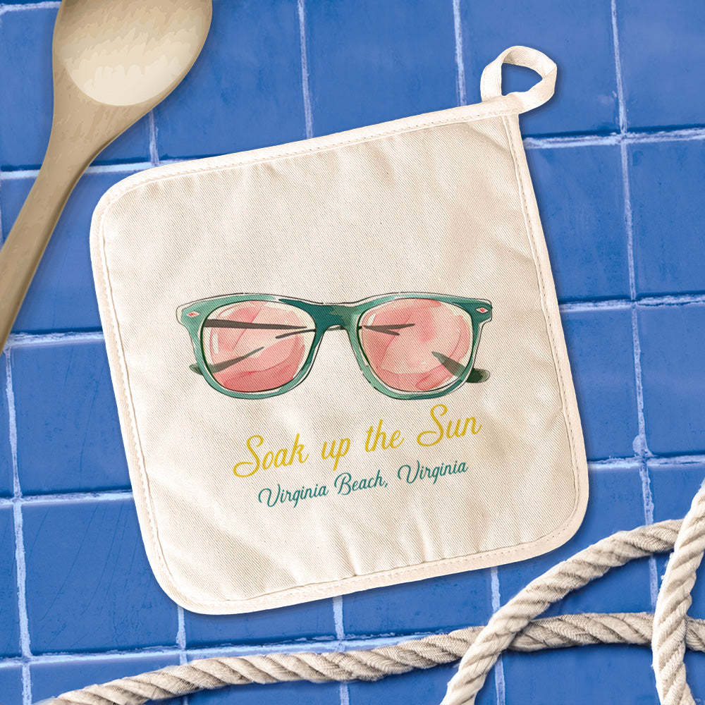 Soak Up The Sun - Custom Cotton Pot Holder