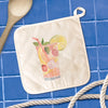 Strawberry Lemonade Watercolor - Cotton Pot Holder