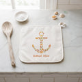 Autumn Leaves Anchor - Custom Cotton Pot Holder
