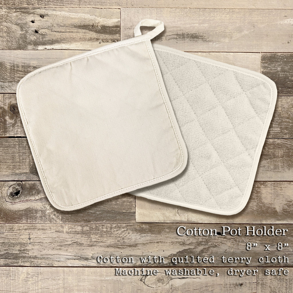 Strawberry Lemonade Watercolor - Cotton Pot Holder