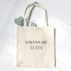 Classic Serif w/ City, Zip - Canvas Tote Bag