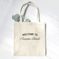 Welcome to Beach - Custom Canvas Tote Bag