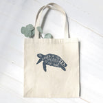 The Voice of the Sea (Turtle) - Canvas Tote Bag