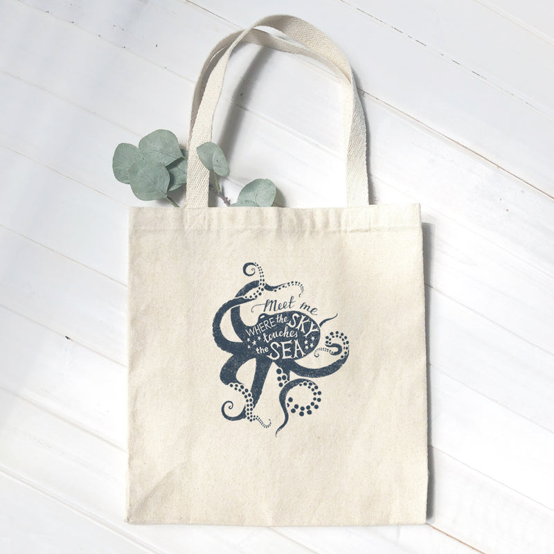 Meet Me (Octopus) - Canvas Tote Bag