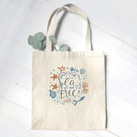 Let the Sea Set You Free - Canvas Tote Bag