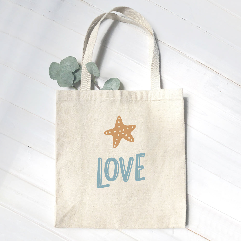 Sea Star Love - Canvas Tote Bag