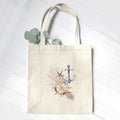 Ship Wheel Anchor - Canvas Tote Bag