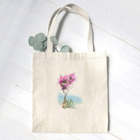 Watercolor Bougainvillea - Canvas Tote Bag