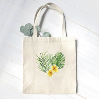 Tropical Heart - Canvas Tote Bag