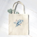 Watercolor Tulip Shell - Canvas Tote Bag