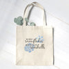 Snowflakes and Seashells - Canvas Tote Bag