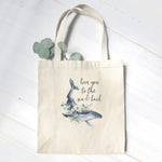 Love Whale - Canvas Tote Bag